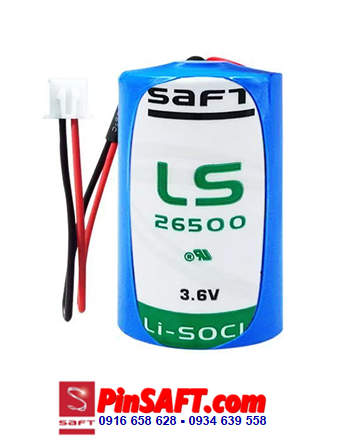 LS26500, Pin saft LS26500 lithium 3.6v size C 7500mAh Made in FRance